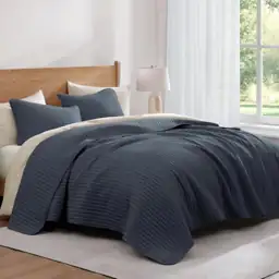 King Size Quilt-Lightweight Blue Grey… — Photo 2