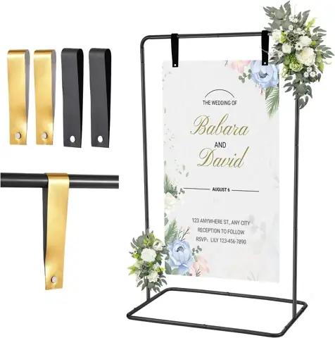 Wedding Welcome Sign Holder,Display Stand… — Photo 1