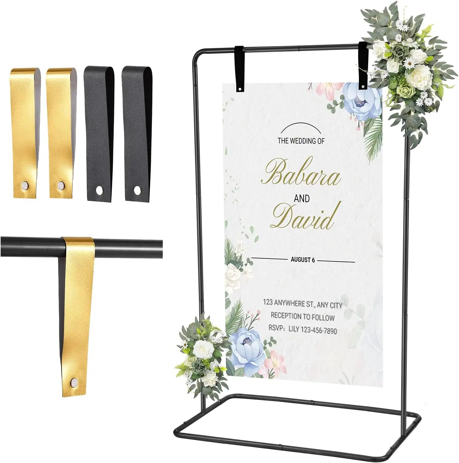 Wedding Welcome Sign Holder,Display Stand… — Photo 1
