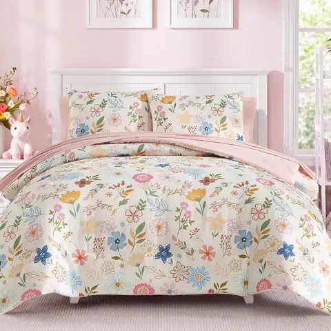 Twin Comforter Set for Girls… — Photo 1