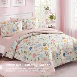 Twin Comforter Set for Girls… — Photo 2