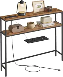 VASAGLE 39.4" Console Table with… — Photo 1