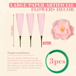 3 Pcs 5ft Large Paper… — Photo 2