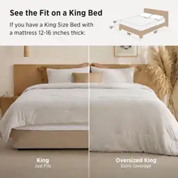 Bedsure Oversized King Comforter Prewashed… — Photo 2