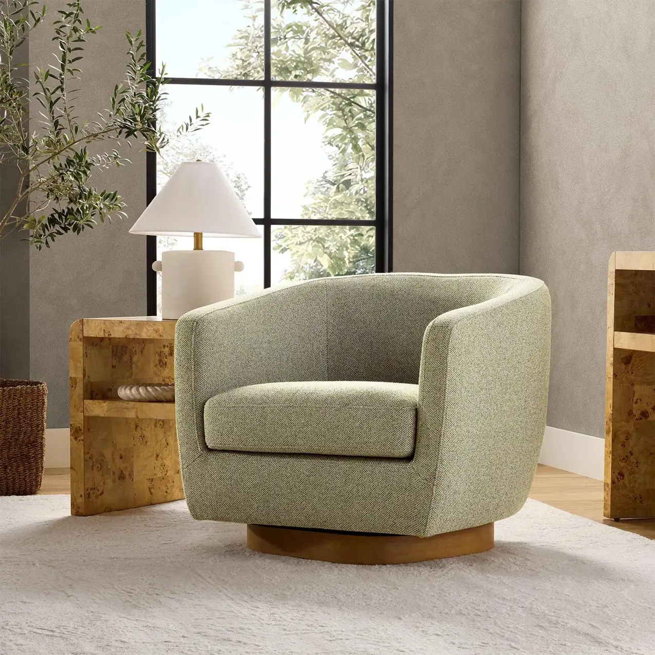 Member's Mark Barrel Swivel Chair — Photo 1