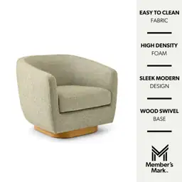 Member's Mark Barrel Swivel Chair — Photo 2
