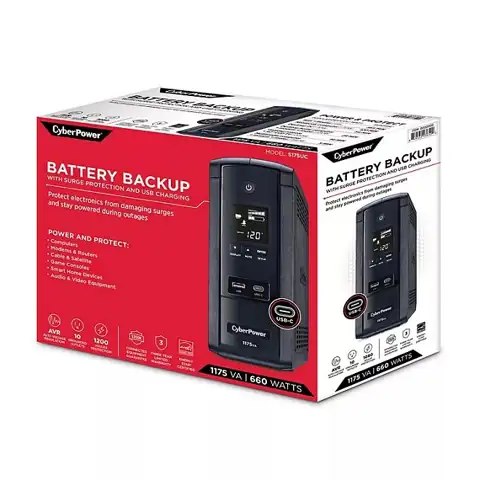 CyberPower S175UC 1175VA Battery Backup… — Photo 1