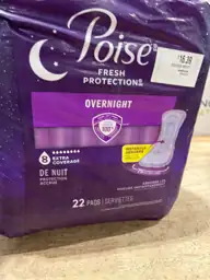 Poise Fresh Protection Overnight Incontinent… — Photo 4