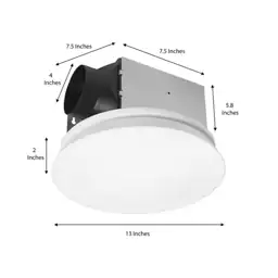 Commercial Electric 80 CFM Ceiling/Wall… — Photo 2