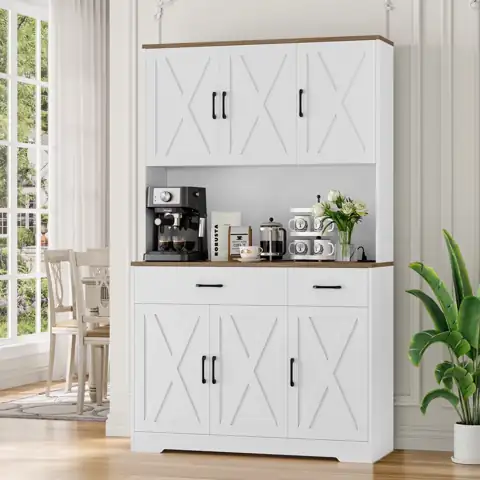 Homfa 71" Kitchen Pantry with… — Photo 1