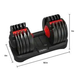FitRx Adjustable Dumbbells, 52.5 lb… — Photo 2
