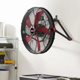 Hyper Tough Sealed Motor Drum Fan with Wall Mount, 3 Speeds, 20 Inch ...
