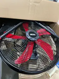 Hyper Tough Sealed Motor Drum Fan with Wall Mount, 3 Speeds, 20 Inch ...