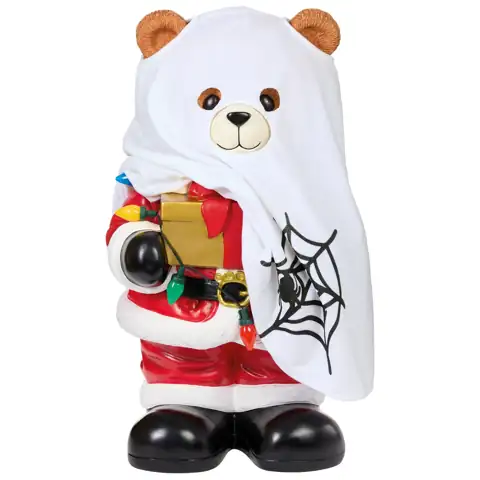 23.6" Holiday Bear with Ghost… — Photo 1
