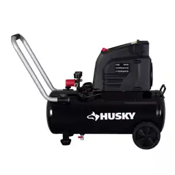 Husky 8 Gal. 150 PSI Electric Oil-Free Air Compressor with Rubber ...
