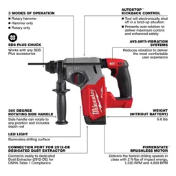 Milwaukee M18 Fuel Cordless SDS-Plus… — Photo 2