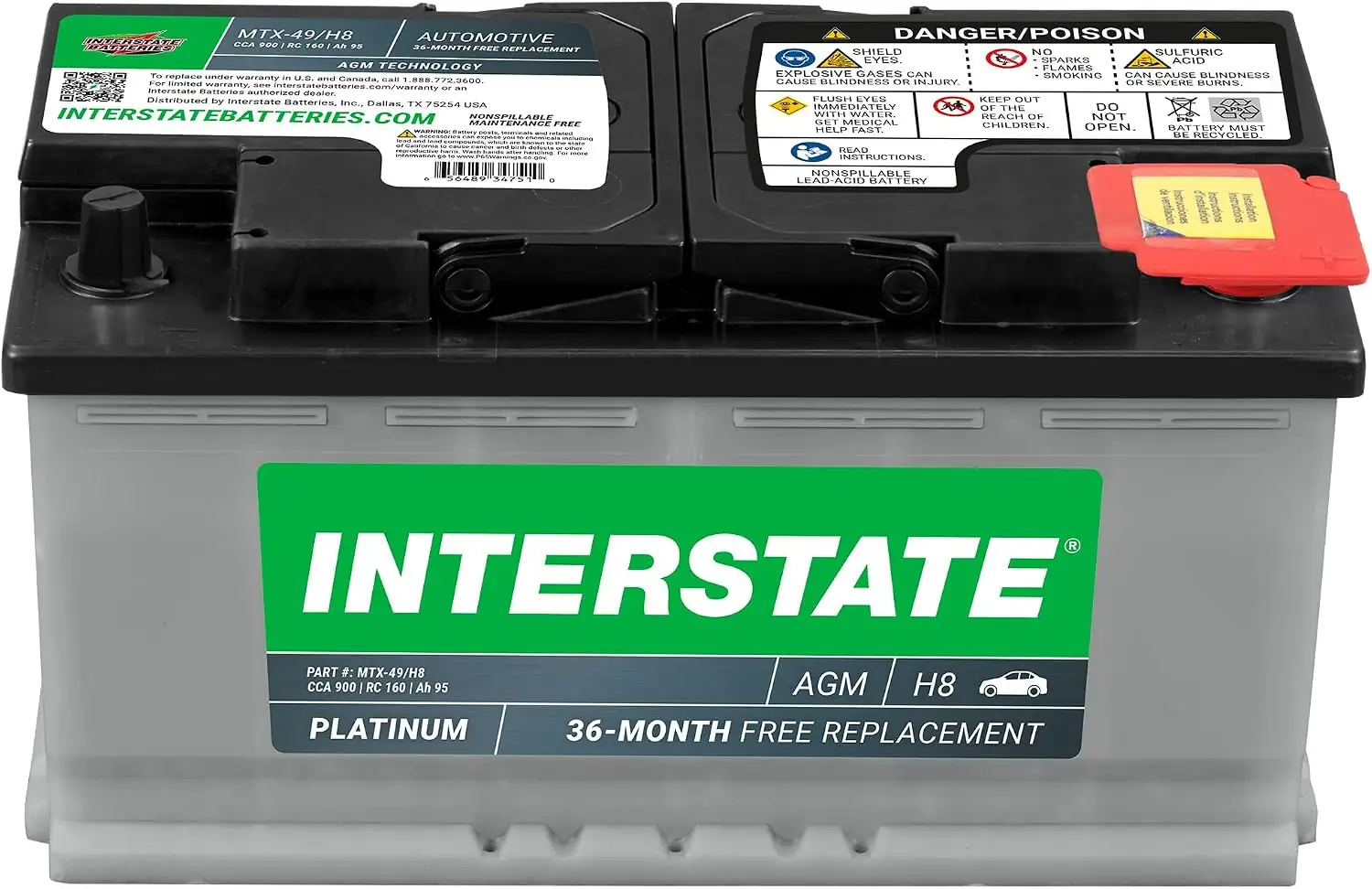 Interstate Batteries Car Battery 12V… — Photo 1