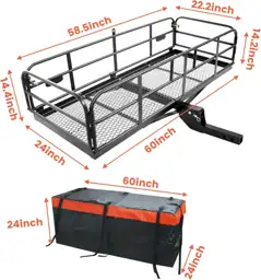 Hitch Cargo Carrier 60x24x14.4, 510… — Photo 2