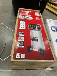 27 Gal. 165 PSI Electric Oil-Free Quiet Air Compressor with Dual Gauges ...