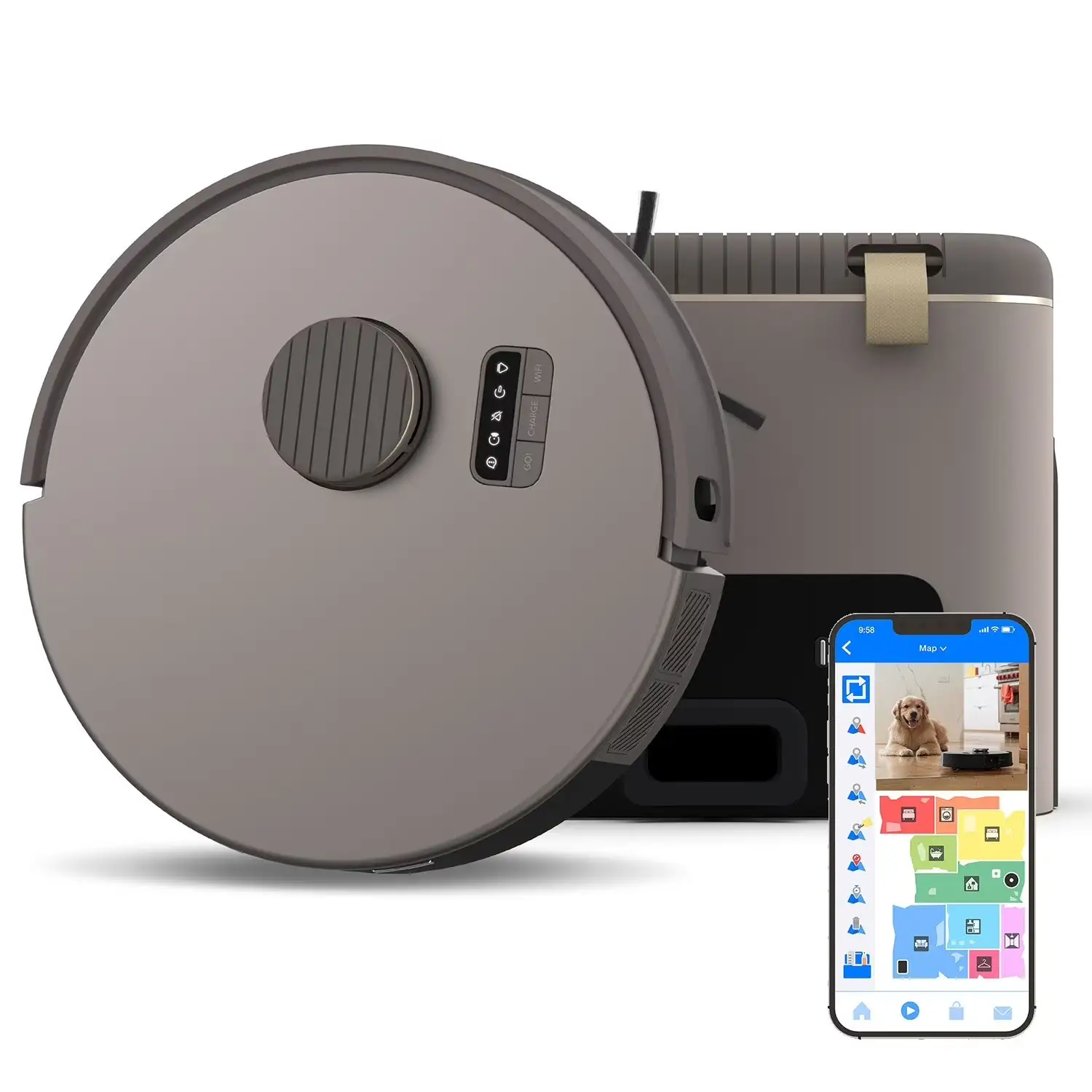 bObsweep Bio Self-Emptying Robot Vacuum… — Photo 1