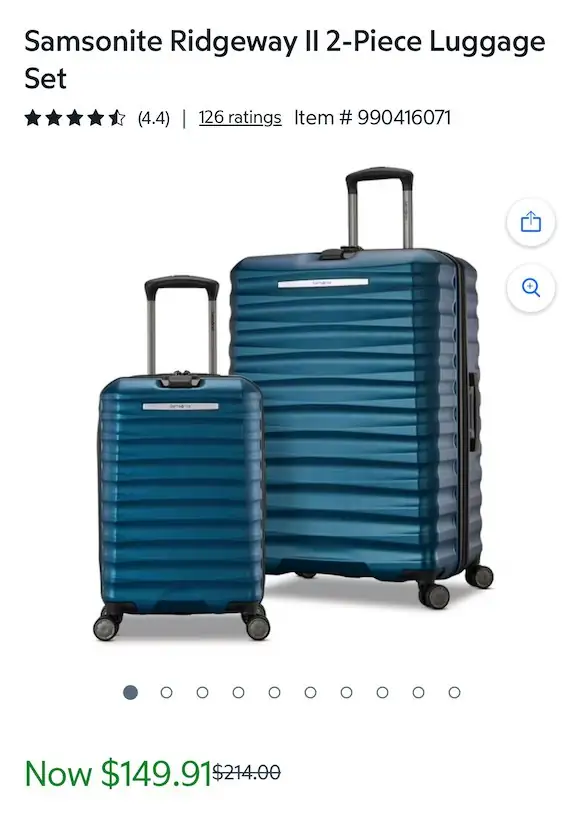 Samsonite Ridgeway 2 2-Piece Luggage… — Photo 1