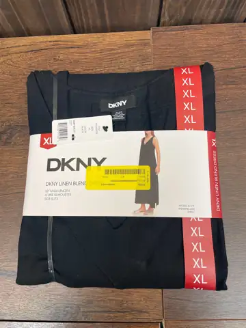 DKNY Linen Blend Dress — Photo 1
