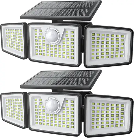 daphino 2500LM Solar Lights, Motion… — Photo 1