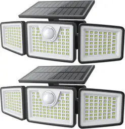 daphino 2500LM Solar Lights, Motion… — Photo 1