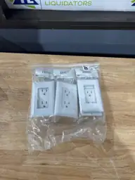 BLK DUAL OUTLET W/COV-PLATE — Photo 3