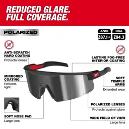 Milwaukee Anti-Fog Polarized Wrap Around… — Photo 2