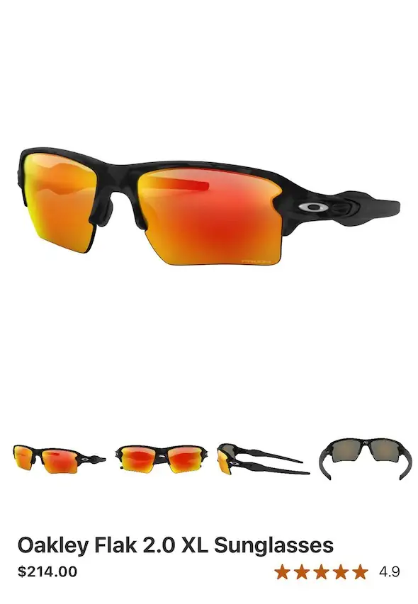 Oakley flak sun glasses — Photo 1