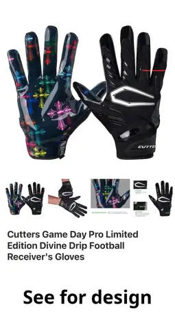 Cutters g1 football gloves — Photo 1