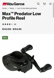 Max Predator Low Profile Reel — Photo 1