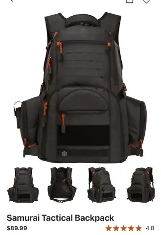 Samurai tactical backpack — Photo 1