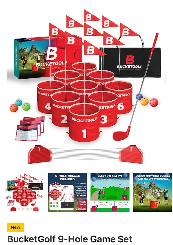 Bucketgolf 9-hole game set — Photo 1