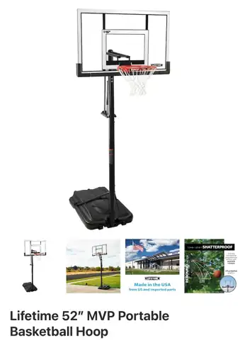 Lifetime 52 in MVP Portable… — Photo 1