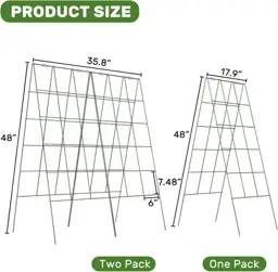 DOEWORKS 48" Cucumber Trellis, 2-Pack,… — Photo 2