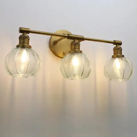 Pathson 3-Lights Globe Wall Sconces,… — Photo 1