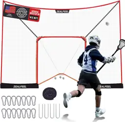 ZEALFEEL Lacrosse Backstop Net 14x10FT,… — Photo 1