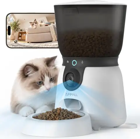 ZUMIMALL Automatic Cat Feeder, 2K… — Photo 1