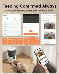 ZUMIMALL Automatic Cat Feeder, 2K… — Photo 2