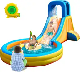 Inflatable Water Slide, 5-in-1 Round… — Photo 1