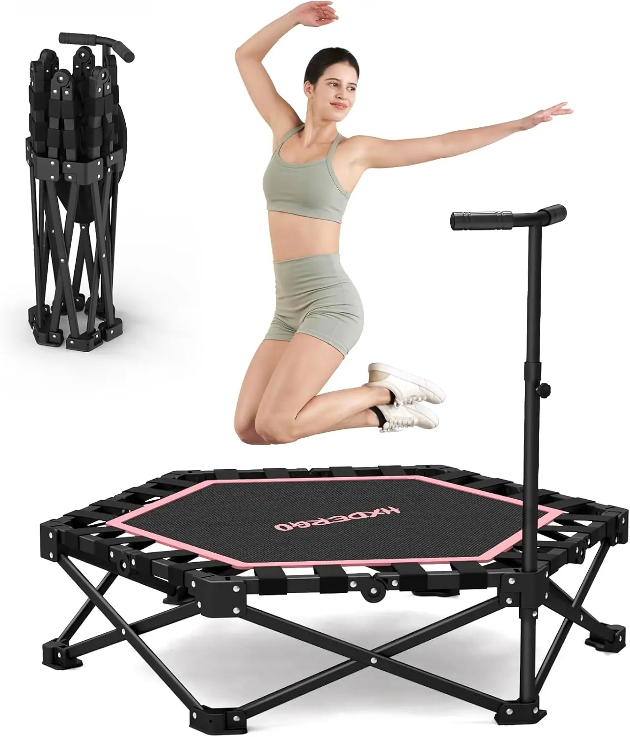 HXD-ERGO Rebounder Trampoline for Adults… — Photo 1