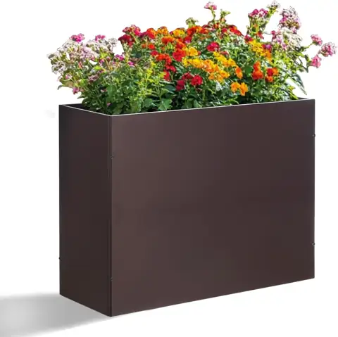 SUNNYPARK Metal Planter Box 32"x12"x24",… — Photo 1