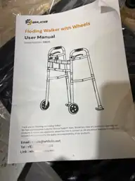 Aluminum Folding Walker with Tray,… — Photo 4