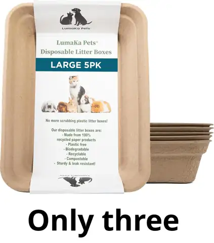 Disposable Cat Litter Box, Large,… — Photo 1