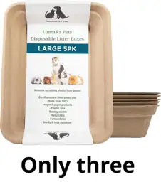 Disposable Cat Litter Box, Large,… — Photo 1