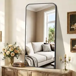 COFENY 30x60 Inch Black Rectangle… — Photo 2