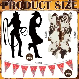 VioraWhite 10 Pcs Western Party… — Photo 2