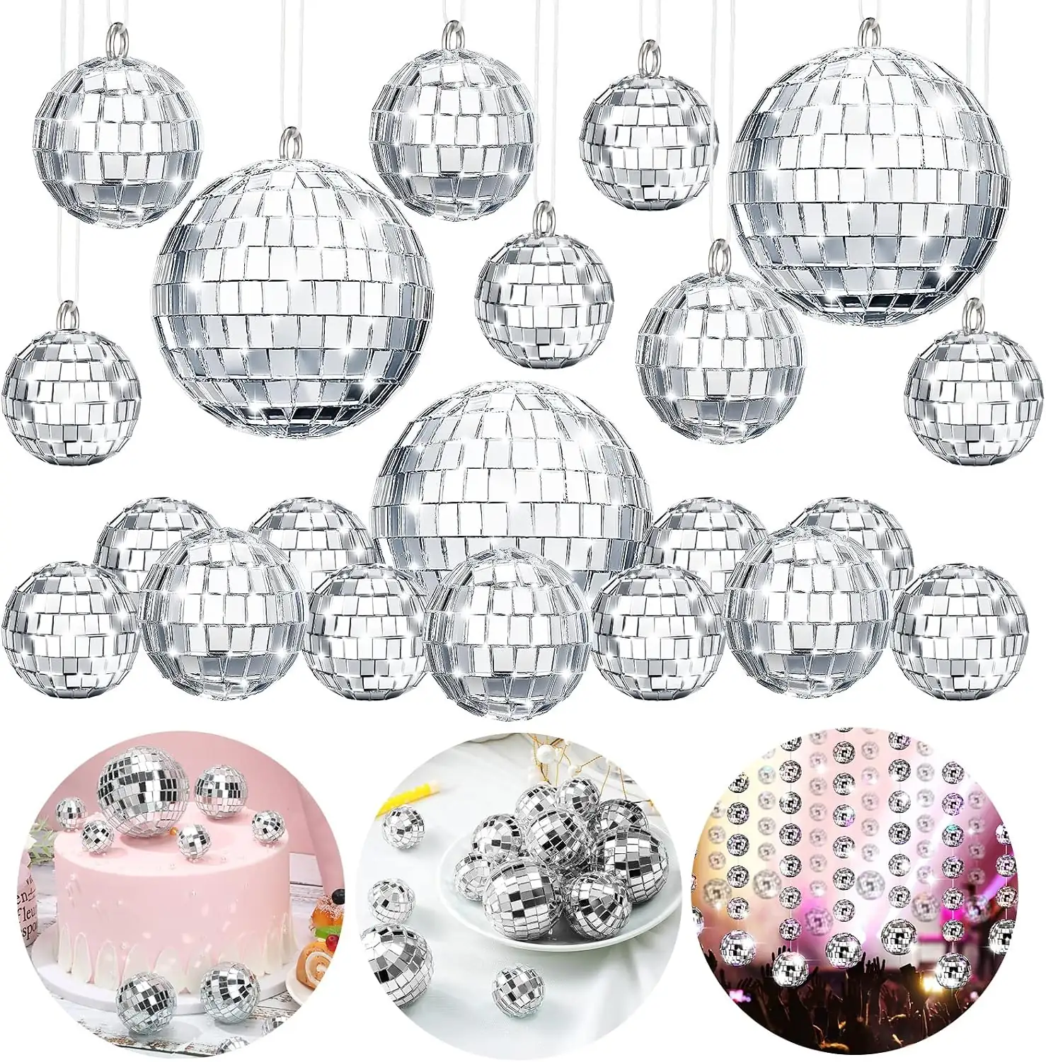 MTLEE 20 Pcs Disco Balls… — Photo 1
